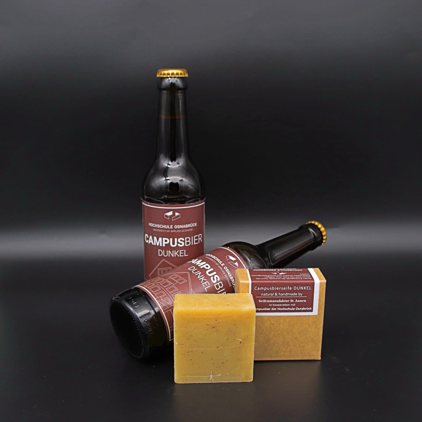 Geschenkset Bierseife Campusbier Dunkel