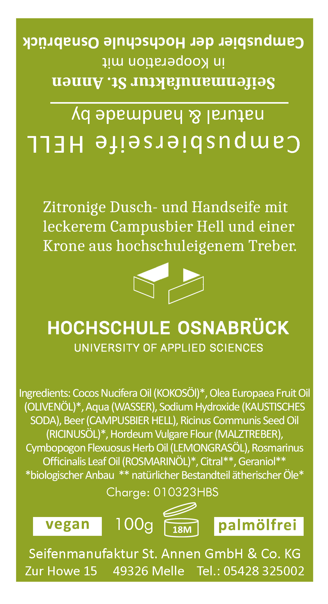 Geschenkset Bierseife Campusbier Hell