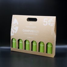 Laden Sie das Bild in den Galerie-Viewer, 6-Pack Campusbier Hell Geschenkverpackung (6 Flaschen à 0,33 Liter)
