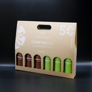 6-Pack Campusbier "Duo" Geschenkverpackung (2 x 3 Flaschen à 0,33 Liter)